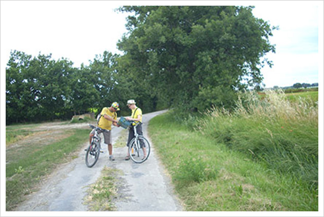 participants au parcours de «La Désorientation»