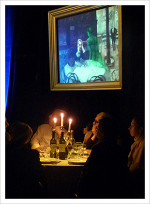 photo de la mise en ambiance du diner