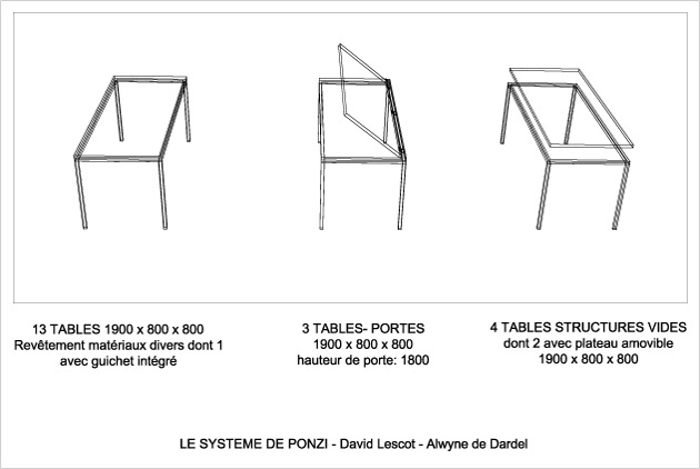 plan d'un décor de la pièce