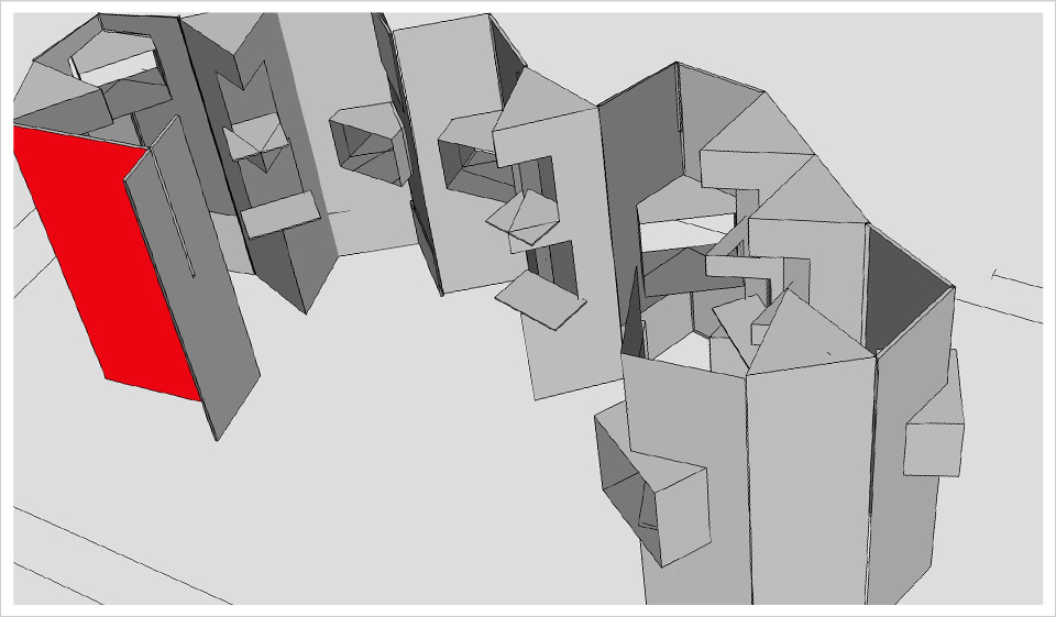 stand créé sous Autocad et imaginé par Claire Gringore